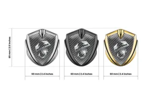 Fiat Abarth Metall Emblem Abzeichen Tuning Stil Glänzend